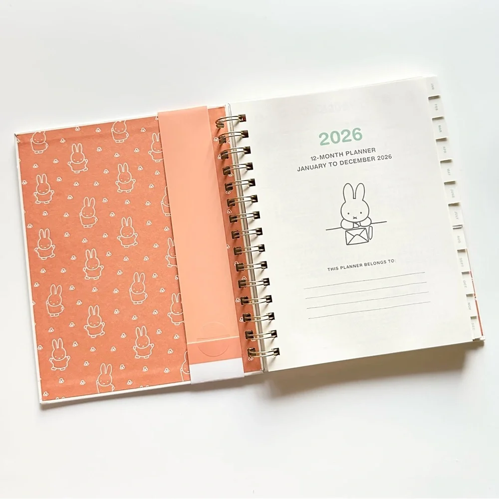 Miffy 2026 Weekly Planner with Artworks. - Picture 2 of 7